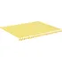Markýza Náhradní plachta na markýzu 345 x 580 cm, žlutá/bílá