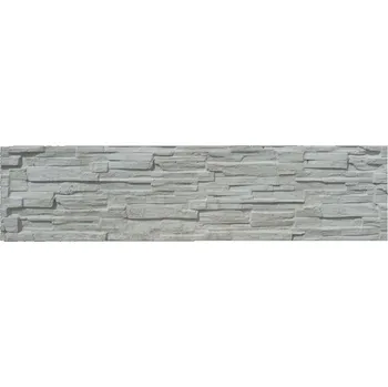 Venkovní dlažba BEVES deska betonová št. kámen JEDNOSTRANNÁ ROVNÁ šedá (20ks/pal.)