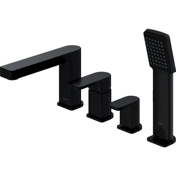 Vodovodní baterie Omnires Baretti vanová baterie na vanu černá BA7832BL