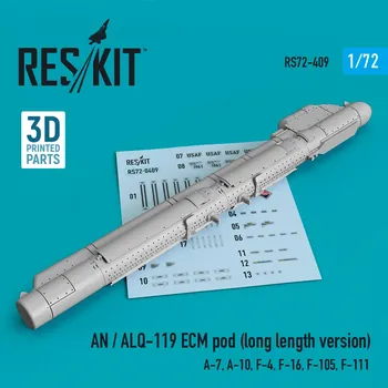Plastikový model 1/72 AN / ALQ-119 ECM pod (long length version)