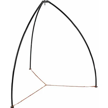 Obývací pokoj Stojan na závěsné křeslo HAKI černá