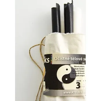 Tělové očistné svíčky Hoxi Jin Jang 25 cm, 6 kusů