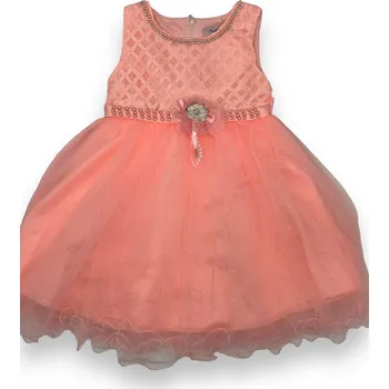 Dívčí oblečení Fashion Dívčí růžové šaty 08 Barva: Růžová, Velikost: 134