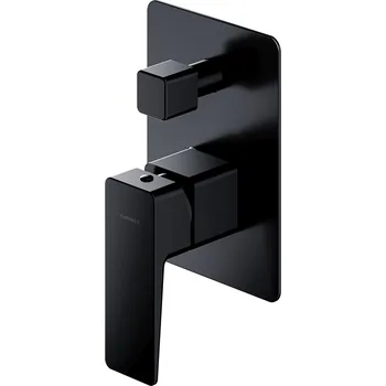 Vodovodní baterie Omnires Parma vanová baterie pod omítku černá PM7435BL