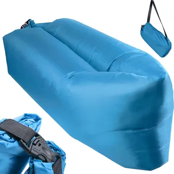 Lazy Bag samonafukovací lehátko 200 x 70 cm modré 