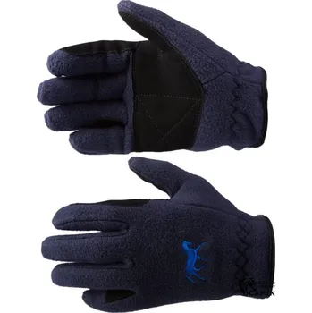 Jezdecké rukavice Zimní dětské rukavice Horze -FLEECE- - Tmavě modrá - 6