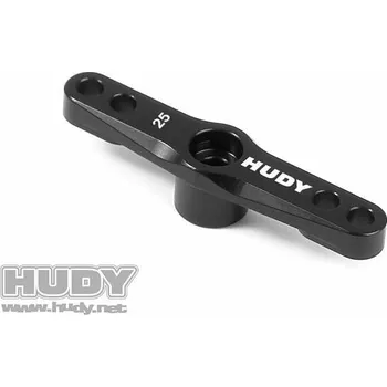 RC model auta HUDY ALU THROTTLE SERVO HORN - FUTABA, SAVÖX - 2-HOLE - 25T - V2 - expresní doprava