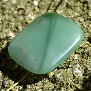 Masážní kámen Avanturín zelený - masážní placička obdélník