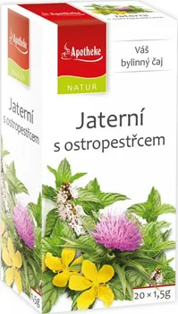 Čaj Apotheke Natur jaterní s ostropestřcem 20x 1,5 g