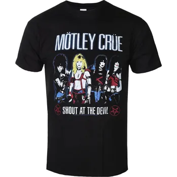 Pánské tričko Tričko metal pánské Mötley Crüe - Shout At The Devil - ROCK OFF - MOTTEE40MB - XXL