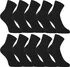 Pánské ponožky Nedeto 10NDTP001 10 párů černé M