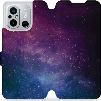 Pouzdro na mobilní telefon Flipové pouzdro Mobiwear - Xiaomi Redmi 12C - V147P Mlhovina (Knížkové flip pouzdro, obal, kryt na mobil Xiaomi Redmi 12C - V147P Mlhovina, materiál Umělá kůže + TPU - ochrana 360°, stojánek, silikonová vanička, magnetické zavírání)