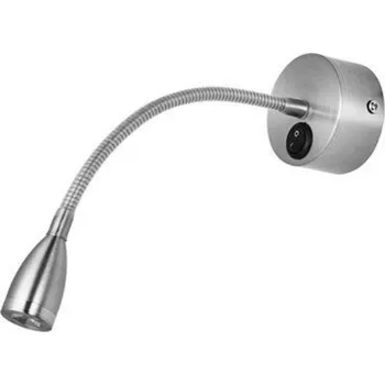 Bodové svítidlo NOVA LUCE bodové svítidlo FLEX chromovaný hliník nastavitelné vypínač na těle LED 3W 3000K IP20 9701613