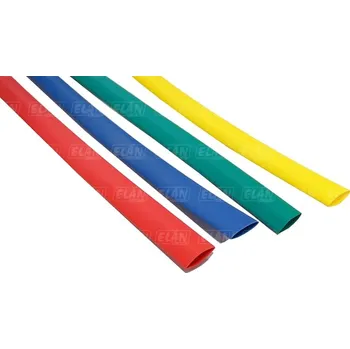 Auto elektroinstalace Smršťovací bužírka 6.4 / 3.2 mm - červená