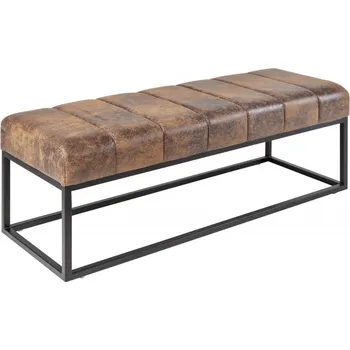 Botník Lavice PETIT BEAUTE 110 CM antik hnědá mikrovlákno