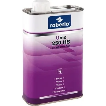 barva a nátěr na dřevo UNIX 250 HS akrylový polyuretanový bezbarvý lak s vysokým obsahem pevných látek 5l