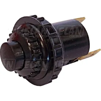 Auto elektroinstalace Tlačítko startovací černé malé vystouplé