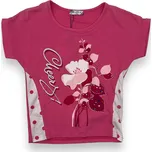 Milaoli Dívčí trička s krátkým rukávem AGNES Barva: Růžová, Velikost: 146