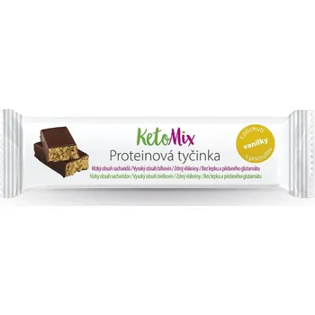 Keto dieta KetoMix Proteinová tyčinka 40 g vanilka