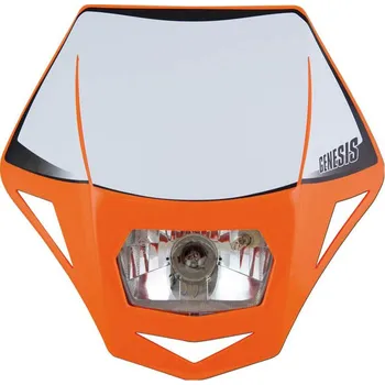 Osvětlení pro motocykl RACETECH (RTECH) světlomet přední GENESIS barva oranžová - (RACETECH (RTECH) světlomet přední GENESIS barva oranžová -)