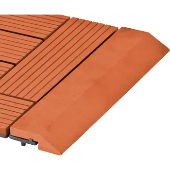 G21 Přechodová lišta rovná pro WPC dlaždice 30 x 7,5 cm, třešeň