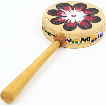 Hudební nástroj pro děti Mandalový bubínek malovaný