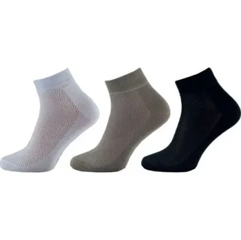 Dámské ponožky Dámské ponožky NOVIA vyšší lem - 3 páry 35-38 černá