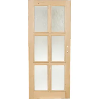 Interiérové dveře Hrdinka Kazetové dveře Kara A Materiál: smrk, Šířka: 80 cm, Orientace: Levé