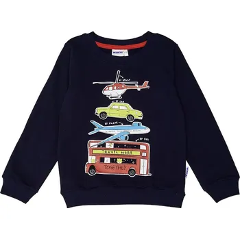 Chlapecká mikina Chlapecká mikina - Winkiki WKB 92580, tmavě modrá Barva: Modrá tmavě, Velikost: 116