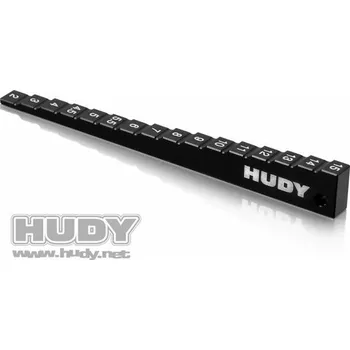 RC model auta HUDY CHASSIS RIDE HEIGHT GAUGE 0 MM TO 15 MM (1 MM STEPPED) - expresní doprava