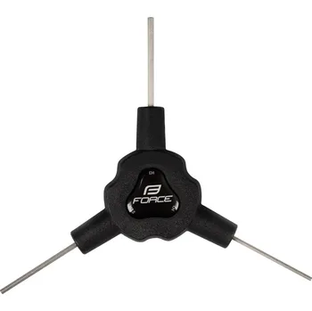 Klíč klíč Y inbus FORCE trojstranný 2/ 2,5/ 3, černý