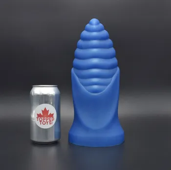 Dildo Topped Toys Cetos 130 Blue Steel, prémiové silikonové dildo 27 x 10,4 cm