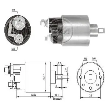 Startér Spínač startéru RC - Hitachi 2114-87503