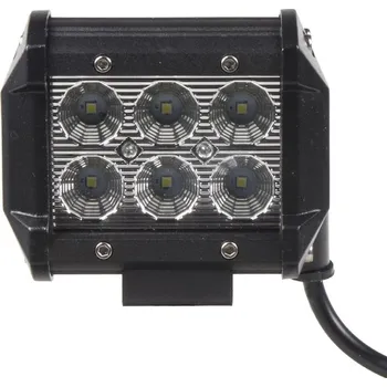 Přídavný světlomet LED světlo obdélníkové, 6x3W, 99x80x65mm, STM WL-821