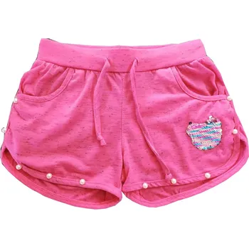 Dívčí kraťasy Dívčí kraťasy Kugo ML7189 - růžová Barva: Růžová, Velikost: 164