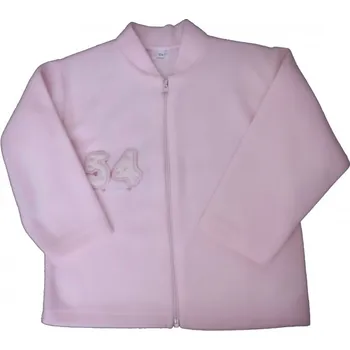 Dívčí mikina Mikina dívčí fleece - ČÍSLO 54 růžová - vel.104