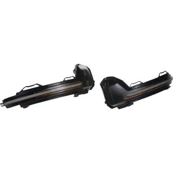 Přídavný světlomet LED dynamické blinkry VW Tiguan, Touareg, oranžové, STM 96VW09