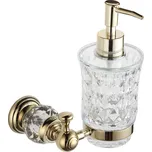 Dávkovač na mýdlo s úchytem MEXEN ESTELA zlatý