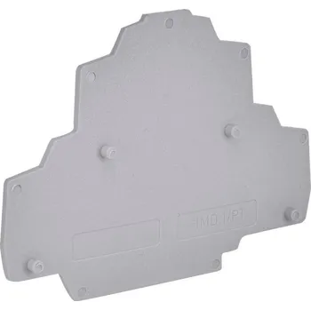 Přepážka koncová pro dvojité pružinové svorky ESP2-HMD.1/PT, šedá, ETI