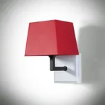 Light for home - Nástěnné světlo 14101 "ATLANTA", 1x40W, E14, bílá, černá