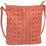 Crossbody kabelka Indee s perforací - oranžová