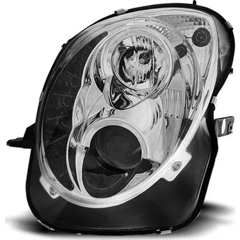 Přední světlomet TUNING-TEC Přední světla Alfa Romeo Mito 2008+ chrom s denním svícením TRU DRL