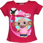 Dívčí triko - SETINO Králíček Bing 962-622, růžová sytě Barva: Růžová tmavší, Velikost: 128