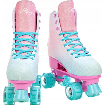 Kolečkové brusle Trekové Roller brusle Raven Mides svítící LED kola Velikost bruslí: EU 39-42