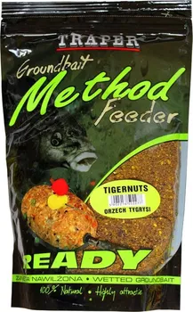 Návnadová surovina TRAPER Groundbait Method Feeder Ready tygří ořech 750 g