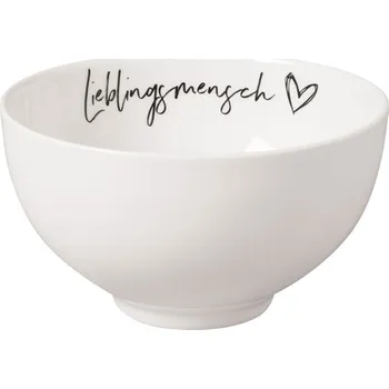 Villeroy & Boch Miska Statement "Lieblingmensch", Ø 13,8 cm 10-1621-6250