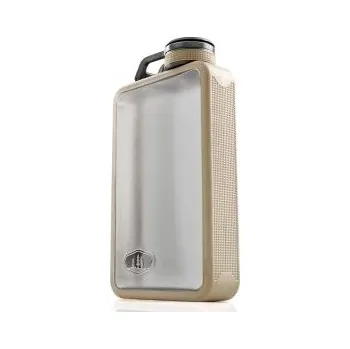 Placatka GSI Outdoors Boulder Flask 177ml sand Hnědá placatka