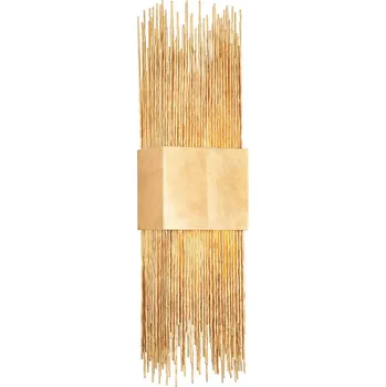 Nástěnné svítidlo HUDSON VALLEY nástěnné svítidlo SABINE ocel zlatá E27 2x15W 326-02-VGL-CE