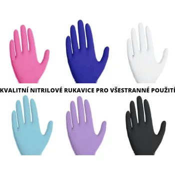 Pracovní rukavice Rukavice nitrilové 1 pár