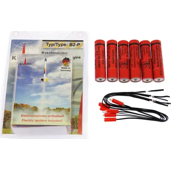 autíčko Klima raketový motor B2-P EL (6ks) - KL-0239